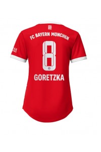 Fotbalové Dres Bayern Munich Leon Goretzka #8 Dámské Domácí Oblečení 2022-23 Krátký Rukáv